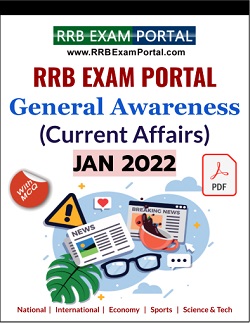 General Knowledge for RRB Exams - JAN 2022