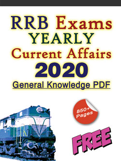RRB Exam Yearly General Awareness 2020 PDF 